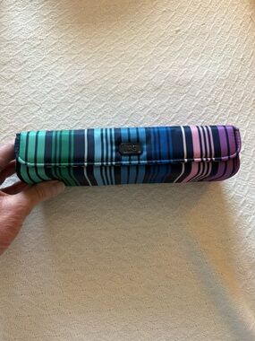 lug Choo Choo XL in Love Stripe Multi pattern - Green Blue Purple, Pink Stripes